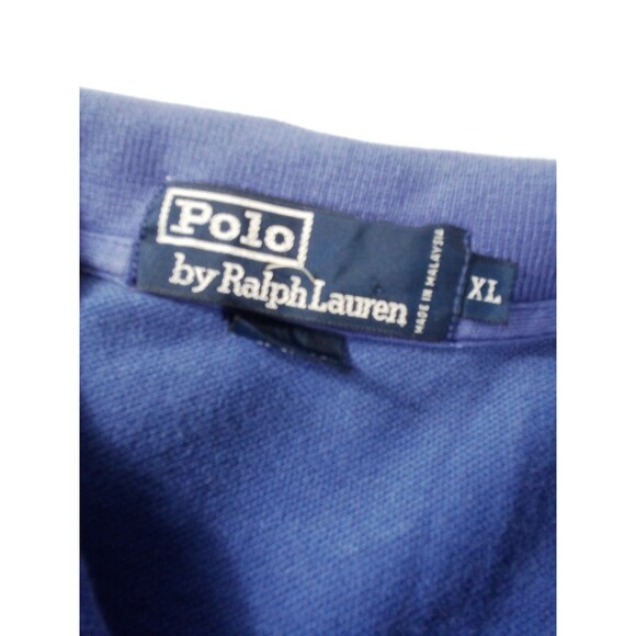Men's Polo By Ralph‎ Lauren Short Sleeve Polo Shirt Size XL Purplish Blue... - Picture 9 of 9